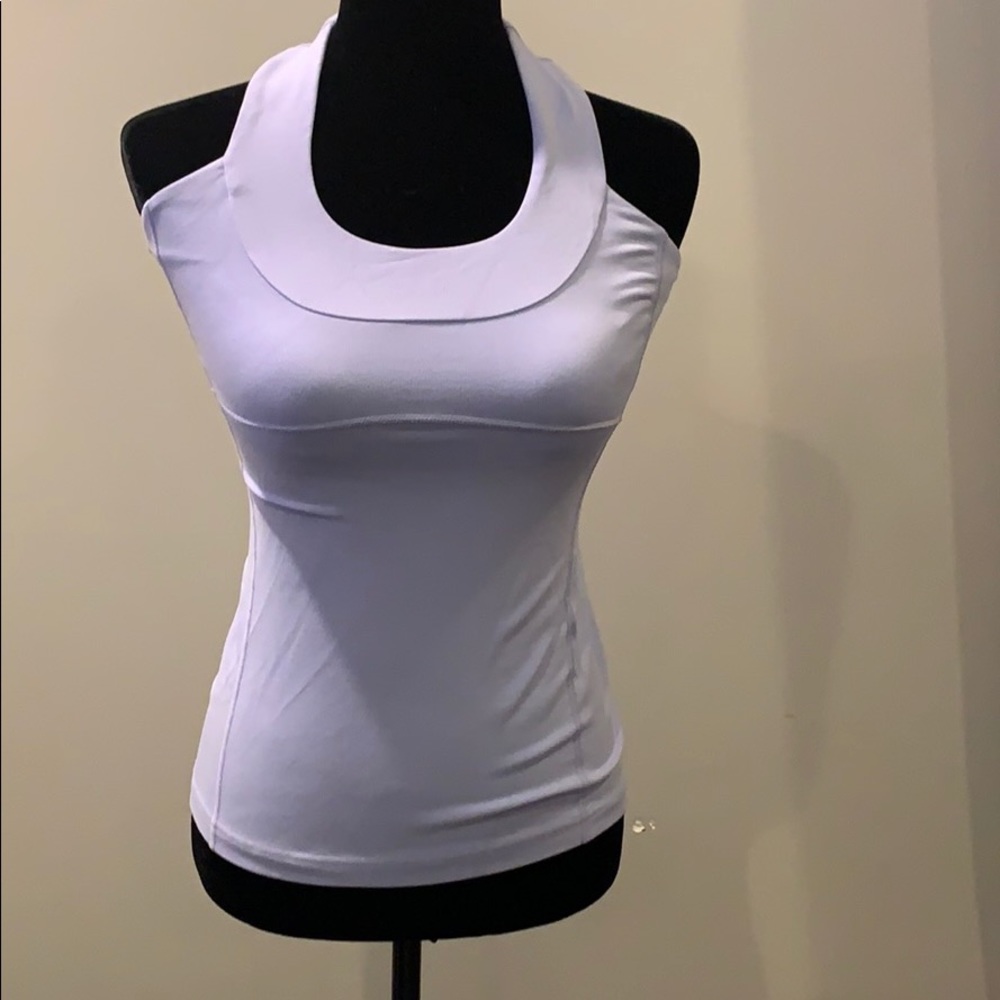Lululemon light purple halter tank top size small
